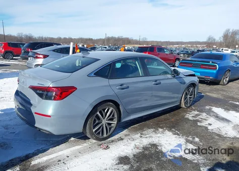 2024 Honda Civic Touring из США, поврежденный, VIN 2HGFE1F93RH304005